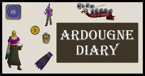 ardougne elite diary|ardougne hard diary.